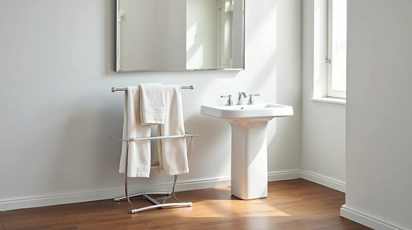 Porte-serviettes sur pied : transformer sa salle de bain avec style et praticité